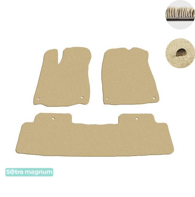 Sotra 08689-6-MG20-BEIGE Interior mats Sotra two-layer beige for Acura Mdx (2014-), set 086896MG20BEIGE: Buy near me in Poland at 2407.PL - Good price!