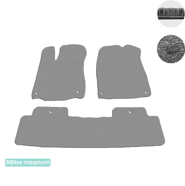 Sotra 08689-6-MG20-GREY Interior mats Sotra two-layer gray for Acura Mdx (2014-), set 086896MG20GREY: Buy near me in Poland at 2407.PL - Good price!