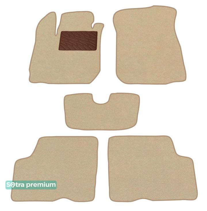 Sotra 08702-6-CH-BEIGE Interior mats Sotra two-layer beige for Dacia Duster (2014-2017), set 087026CHBEIGE: Buy near me in Poland at 2407.PL - Good price!
