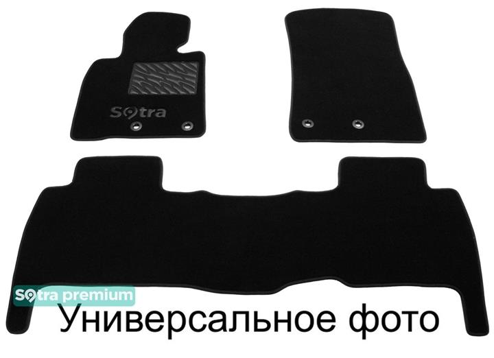 Sotra 08761-6-CH-BLACK Interior mats Sotra two-layer black for Dacia Logan mcv stepway (2012-), set 087616CHBLACK: Buy near me in Poland at 2407.PL - Good price!