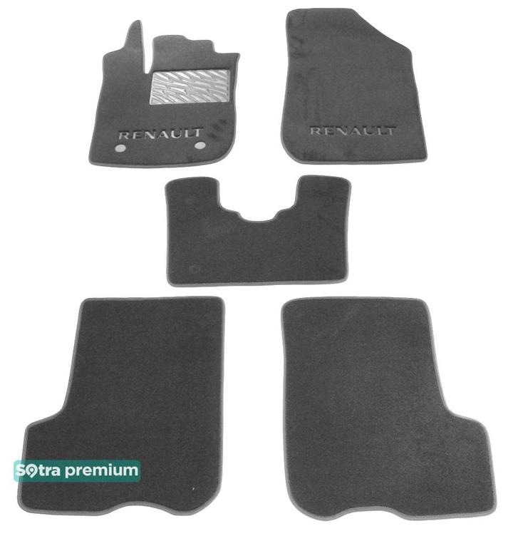Sotra 08761-CH-GREY Interior mats Sotra two-layer gray for Renault Logan mcv stepway (2012-), set 08761CHGREY: Buy near me in Poland at 2407.PL - Good price!