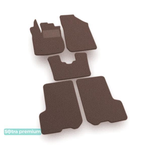 Sotra 08767-CH-CHOCO Interior mats Sotra two-layer brown for Renault Logan (2012-), set 08767CHCHOCO: Buy near me in Poland at 2407.PL - Good price!