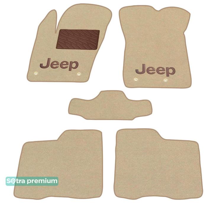 Sotra 08789-CH-BEIGE Interior mats Sotra two-layer beige for Jeep Renegade (2015-), set 08789CHBEIGE: Buy near me in Poland at 2407.PL - Good price!