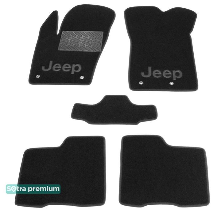 Sotra 08789-CH-BLACK Interior mats Sotra two-layer black for Jeep Renegade (2015-), set 08789CHBLACK: Buy near me in Poland at 2407.PL - Good price!