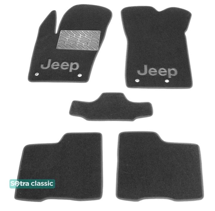 Sotra 08789-GD-GREY Interior mats Sotra two-layer gray for Jeep Renegade (2015-), set 08789GDGREY: Buy near me in Poland at 2407.PL - Good price!