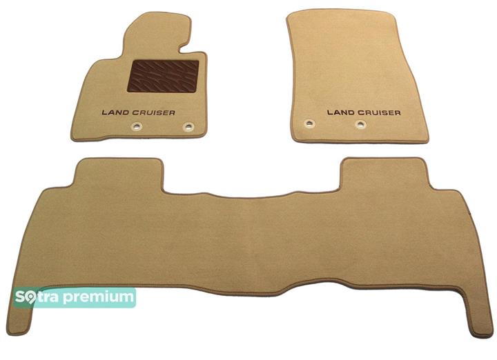 Sotra 08801-CH-BEIGE Interior mats Sotra two-layer beige for Toyota Land cruiser (2016-), set 08801CHBEIGE: Buy near me in Poland at 2407.PL - Good price!