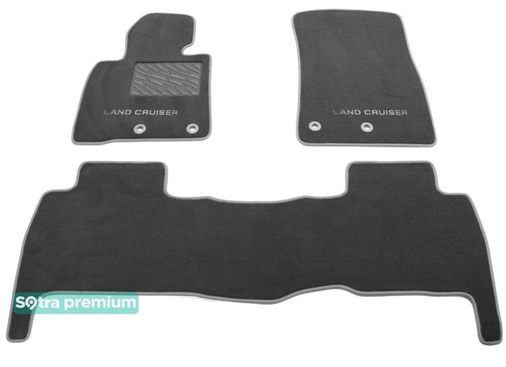 Sotra 08801-CH-GREY Interior mats Sotra two-layer gray for Toyota Land cruiser (2016-), set 08801CHGREY: Buy near me in Poland at 2407.PL - Good price!