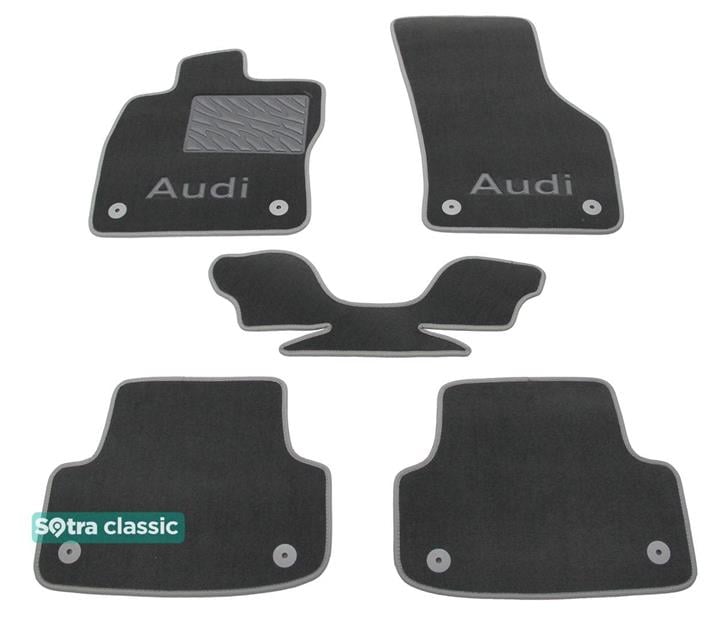 Sotra 08804-GD-GREY Interior mats Sotra two-layer gray for Audi A3 (2011-), set 08804GDGREY: Buy near me in Poland at 2407.PL - Good price!