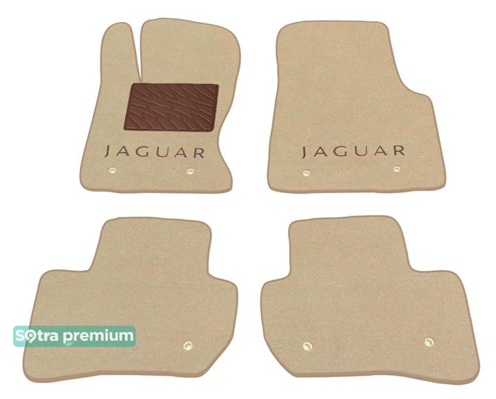 Sotra 08807-CH-BEIGE Interior mats Sotra two-layer beige for Jaguar F-pace (2016-), set 08807CHBEIGE: Buy near me in Poland at 2407.PL - Good price!