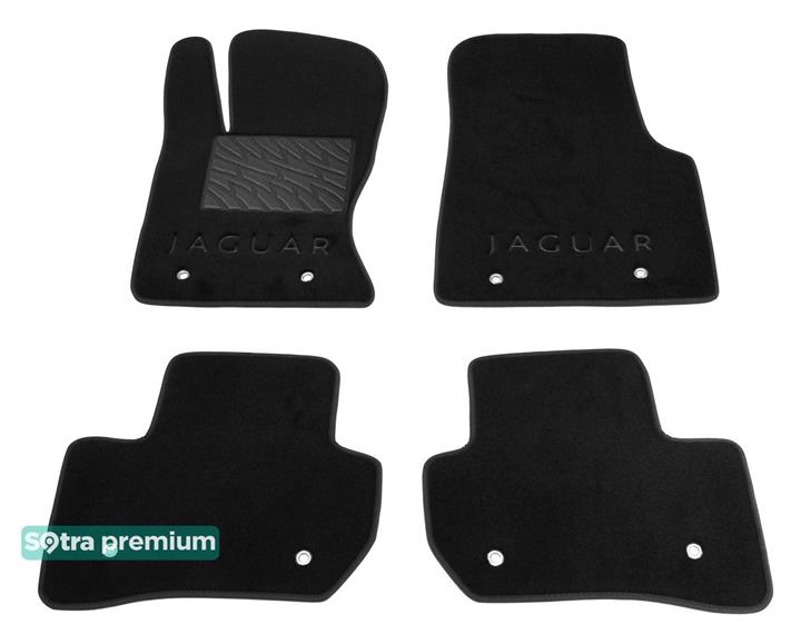 Sotra 08807-CH-BLACK Interior mats Sotra two-layer black for Jaguar F-pace (2016-), set 08807CHBLACK: Buy near me in Poland at 2407.PL - Good price!