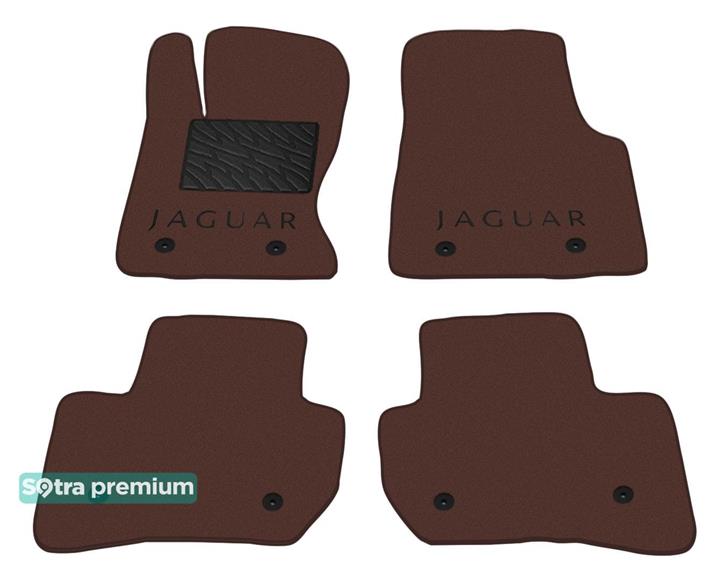 Sotra 08807-CH-CHOCO Interior mats Sotra two-layer brown for Jaguar F-pace (2016-), set 08807CHCHOCO: Buy near me in Poland at 2407.PL - Good price!