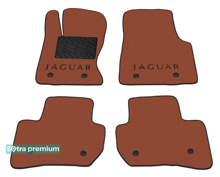 Sotra 08807-CH-TERRA Interior mats Sotra two-layer terracotta for Jaguar F-pace (2016-), set 08807CHTERRA: Buy near me in Poland at 2407.PL - Good price!
