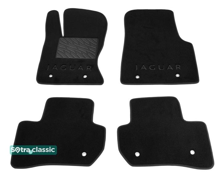 Sotra 08807-GD-BLACK Interior mats Sotra two-layer black for Jaguar F-pace (2016-), set 08807GDBLACK: Buy near me in Poland at 2407.PL - Good price!
