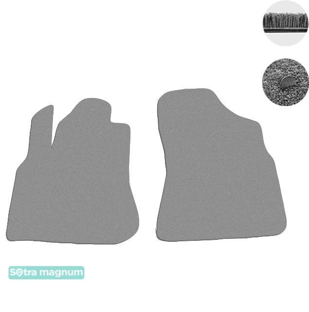 Sotra 07141-6-MG20-GREY Interior mats Sotra two-layer gray for Citroen Berlingo (2008-2018), set 071416MG20GREY: Buy near me in Poland at 2407.PL - Good price!