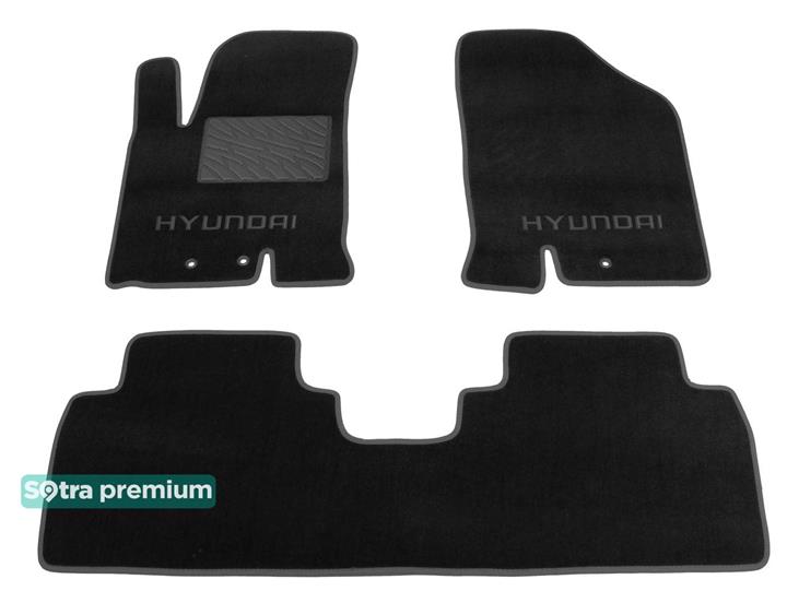 Sotra 07178-6-CH-BLACK Interior mats Sotra two-layer black for Hyundai Ix20 (2010-), set 071786CHBLACK: Buy near me in Poland at 2407.PL - Good price!