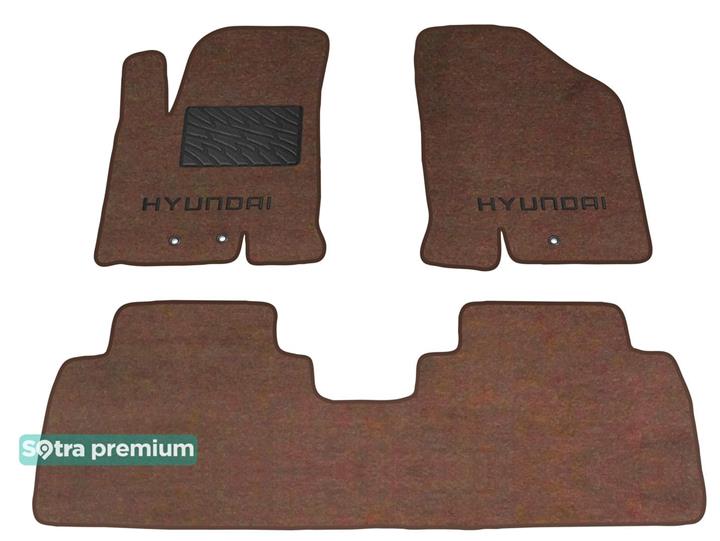 Sotra 07178-6-CH-CHOCO Interior mats Sotra two-layer brown for Hyundai Ix20 (2010-), set 071786CHCHOCO: Buy near me in Poland at 2407.PL - Good price!