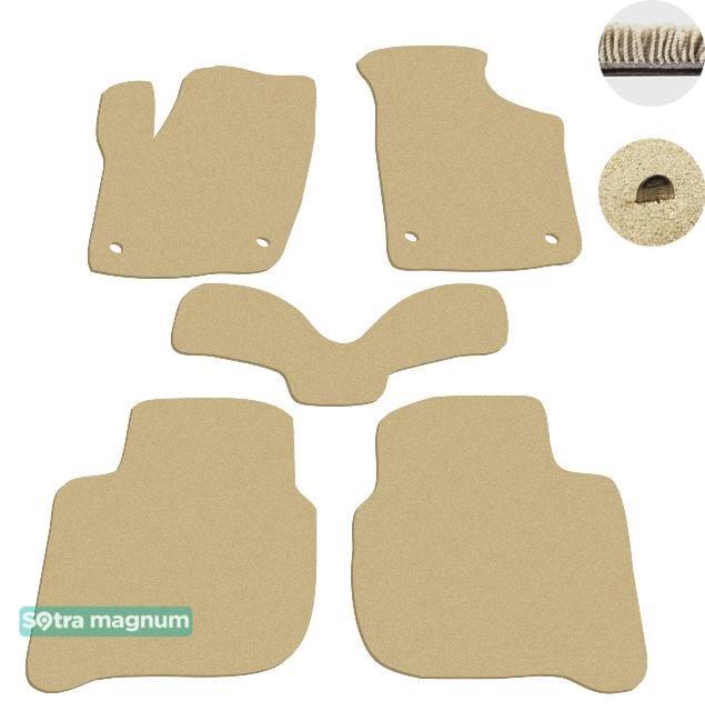 Sotra 07492-6-MG20-BEIGE Interior mats Sotra two-layer beige for Seat Toledo (2012-2018), set 074926MG20BEIGE: Buy near me in Poland at 2407.PL - Good price!