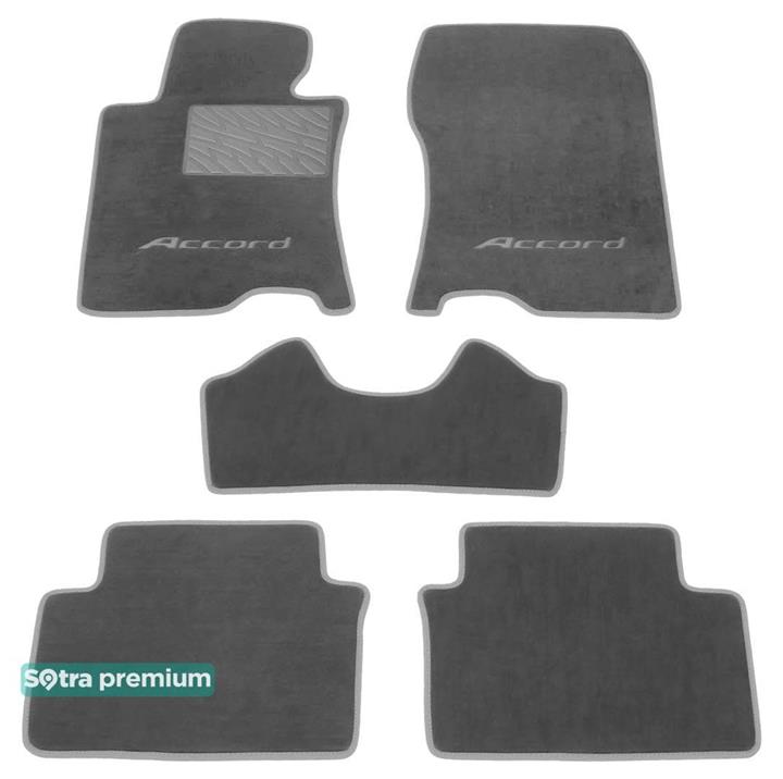 Sotra 06970-6-CH-GREY Interior mats Sotra two-layer gray for Honda Accord eu (2008-2015), set 069706CHGREY: Buy near me in Poland at 2407.PL - Good price!