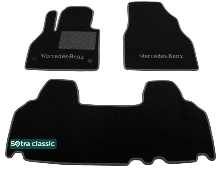 Sotra 07278-6-GD-BLACK Коврики салона Sotra двухслойные черные для Mercedes Citan (2012-), комплект 072786GDBLACK: Отличная цена - Купить в Польше на 2407.PL!