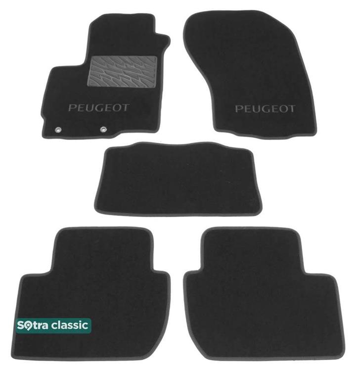 Sotra 06728-7-GD-GREY Interior mats Sotra two-layer gray for Peugeot 4007 (2007-2012), set 067287GDGREY: Buy near me in Poland at 2407.PL - Good price!