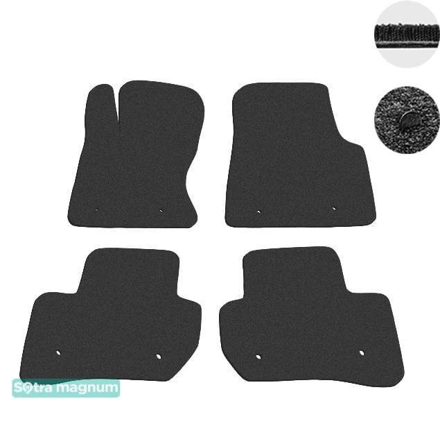 Sotra 08807-MG15-BLACK Interior mats Sotra two-layer black for Jaguar F-pace (2016-) 08807MG15BLACK: Buy near me in Poland at 2407.PL - Good price!