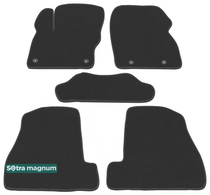 Sotra 07215-6-MG15-BLACK Коврики салона Sotra двухслойные черные для Ford Focus us (2010-2014) 072156MG15BLACK: Отличная цена - Купить в Польше на 2407.PL!