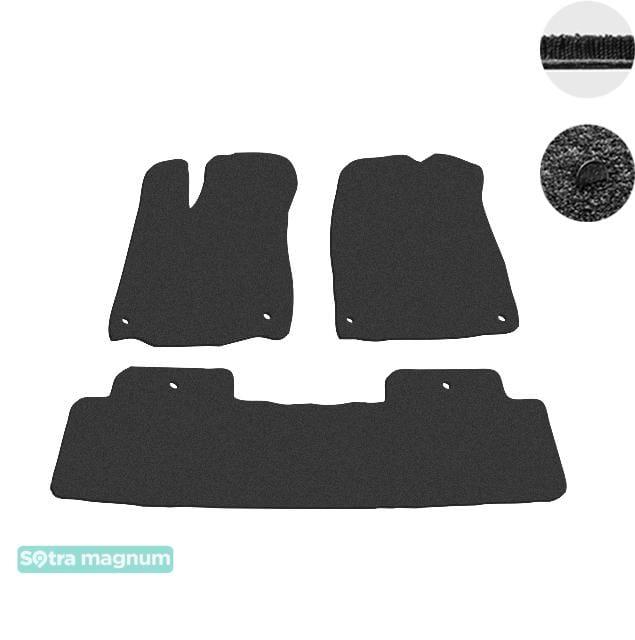 Sotra 08689-6-MG15-BLACK Interior mats Sotra two-layer black for Acura Mdx (2014-) 086896MG15BLACK: Buy near me in Poland at 2407.PL - Good price!
