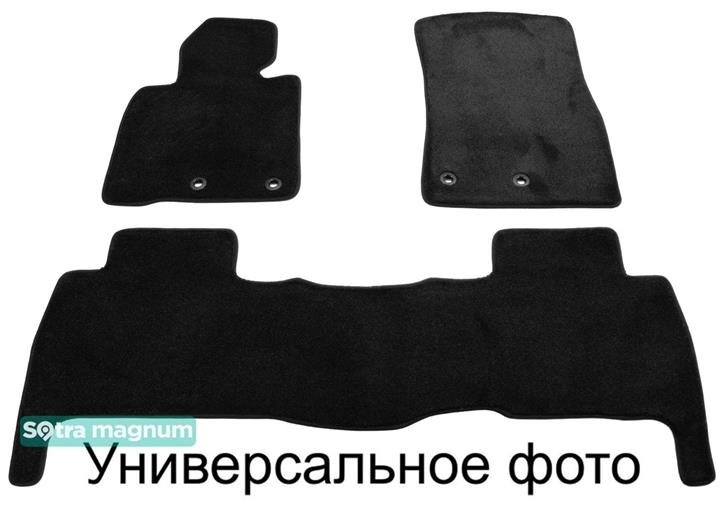 Sotra 08767-6-MG15-BLACK Interior mats Sotra two-layer black for Dacia Logan (2012-) 087676MG15BLACK: Buy near me in Poland at 2407.PL - Good price!