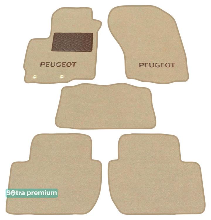 Sotra 06728-7-CH-BEIGE Interior mats Sotra two-layer beige for Peugeot 4007 (2007-2012) 067287CHBEIGE: Buy near me at 2407.PL in Poland at an Affordable price!