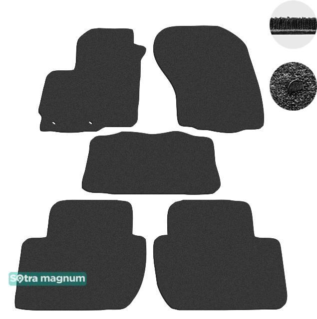 Sotra 06728-7-MG15-BLACK Interior mats Sotra two-layer black for Peugeot 4007 (2007-2012) 067287MG15BLACK: Buy near me in Poland at 2407.PL - Good price!