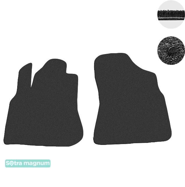 Sotra 07141-6-MG15-BLACK Interior mats Sotra two-layer black for Citroen Berlingo (2008-2018) 071416MG15BLACK: Buy near me in Poland at 2407.PL - Good price!