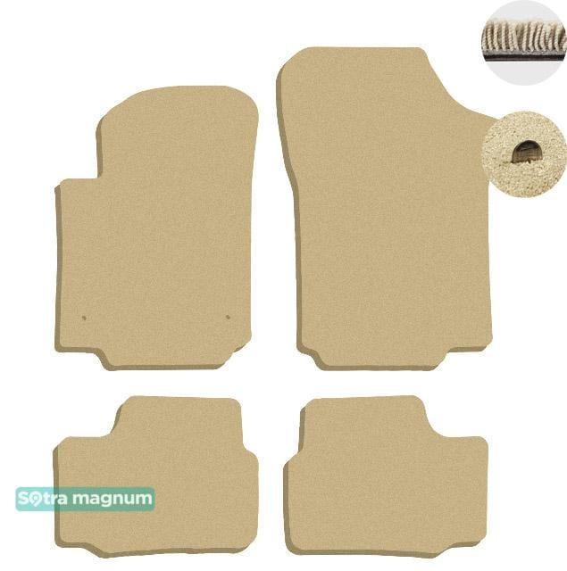 Sotra 90017-MG20-BEIGE Interior mats Sotra two-layer beige for Skoda Citigo (2012-) 90017MG20BEIGE: Buy near me in Poland at 2407.PL - Good price!