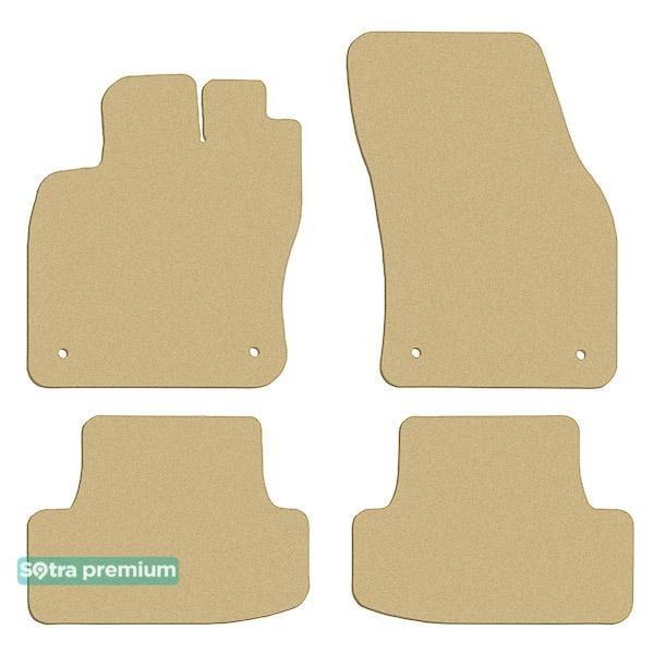 Sotra 90055-CH-BEIGE Interior mats Sotra two-layer beige for Audi Q2 (2016-) 90055CHBEIGE: Buy near me in Poland at 2407.PL - Good price!