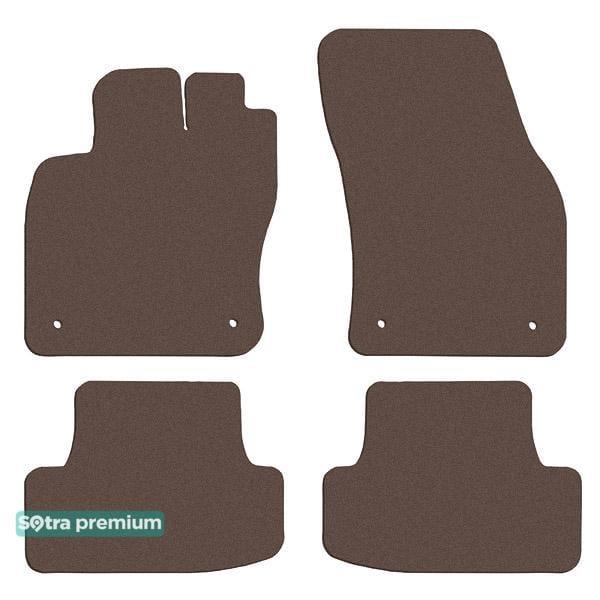 Sotra 90055-CH-CHOCO Interior mats Sotra two-layer brown for Audi Q2 (2016-) 90055CHCHOCO: Buy near me in Poland at 2407.PL - Good price!