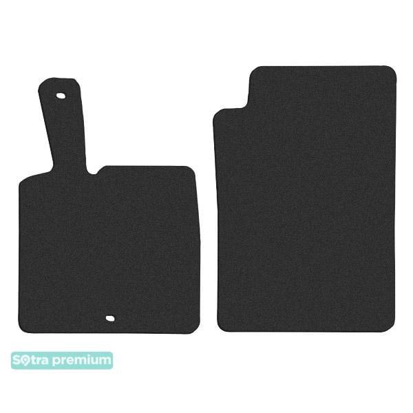 Sotra 90056-CH-BLACK Interior mats Sotra two-layer black for Smart Fortwo (2007-2014) 90056CHBLACK: Buy near me in Poland at 2407.PL - Good price!