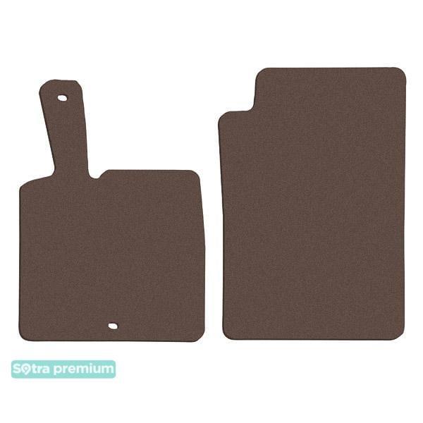 Sotra 90056-CH-CHOCO Interior mats Sotra two-layer brown for Smart Fortwo (2007-2014) 90056CHCHOCO: Buy near me in Poland at 2407.PL - Good price!
