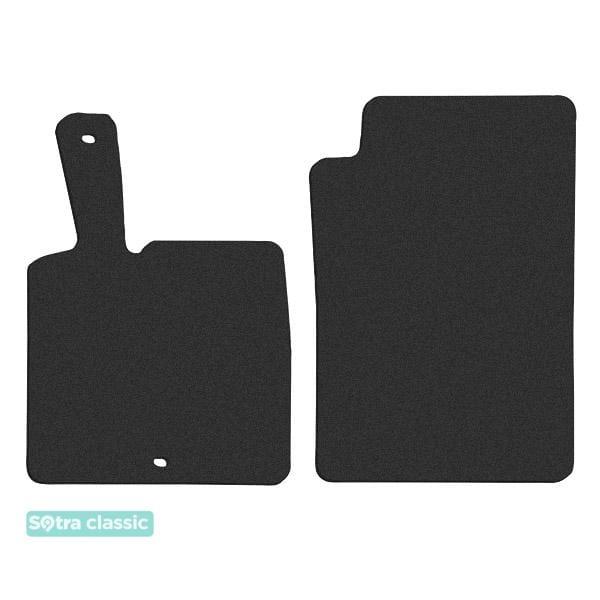 Sotra 90056-GD-BLACK Interior mats Sotra two-layer black for Smart Fortwo (2007-2014) 90056GDBLACK: Buy near me in Poland at 2407.PL - Good price!