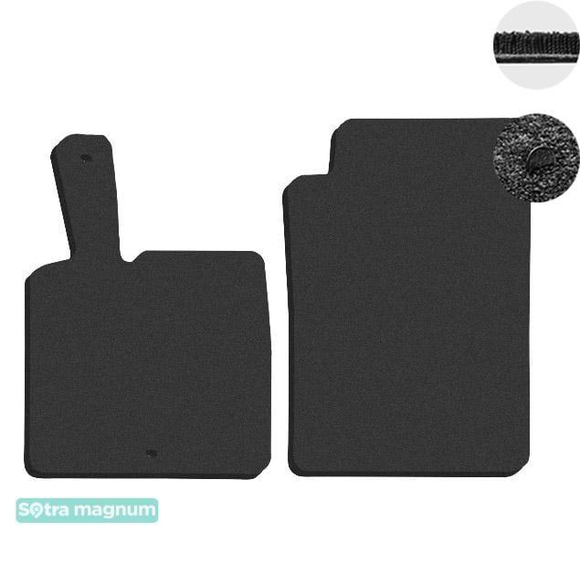 Sotra 90056-MG15-BLACK Interior mats Sotra two-layer black for Smart Fortwo (2007-2014) 90056MG15BLACK: Buy near me in Poland at 2407.PL - Good price!