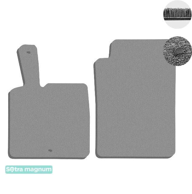 Sotra 90056-MG20-GREY Interior mats Sotra two-layer gray for Smart Fortwo (2007-2014) 90056MG20GREY: Buy near me in Poland at 2407.PL - Good price!