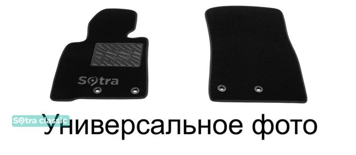 Sotra 06855-6-GD-BLACK Interior mats Sotra two-layer black for Peugeot Expert (2007-2016) 068556GDBLACK: Buy near me in Poland at 2407.PL - Good price!
