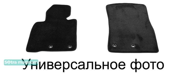 Sotra 06855-6-MG15-BLACK Interior mats Sotra two-layer black for Peugeot Expert (2007-2016) 068556MG15BLACK: Buy near me in Poland at 2407.PL - Good price!