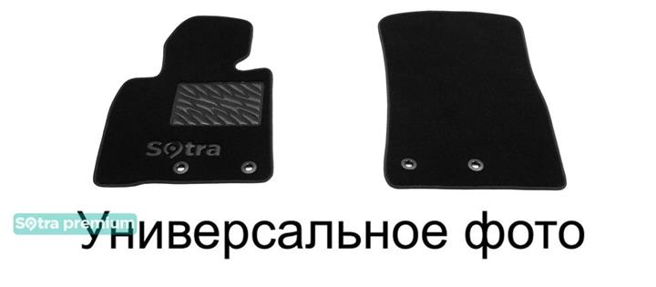 Sotra 06855-7-CH-BLACK Interior mats Sotra two-layer black for Fiat Scudo (2007-2016) 068557CHBLACK: Buy near me in Poland at 2407.PL - Good price!