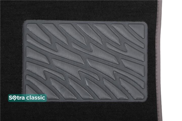 Interior mats Sotra two-layer gray for Mercedes S-class (1979-1992), set Sotra 00843-GD-GREY