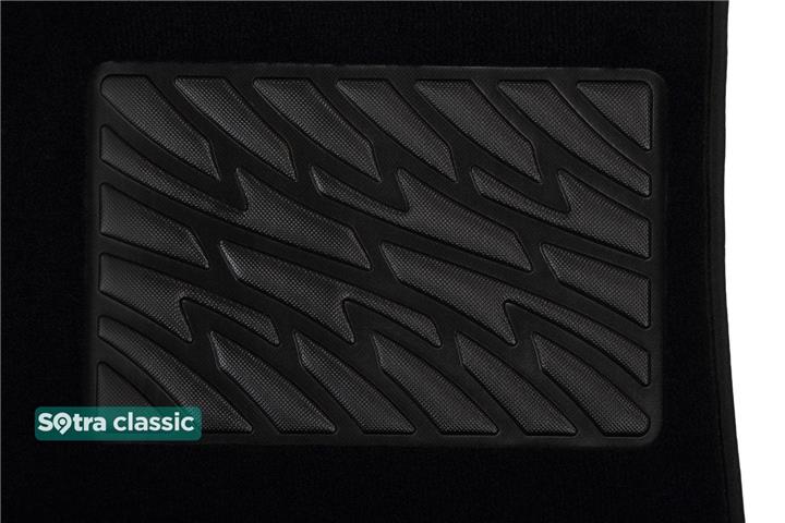Interior mats Sotra two-layer black for Volvo S60 (2000-2009), set Sotra 00853-GD-BLACK