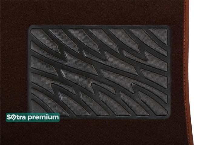Interior mats Sotra two-layer brown for Renault Clio (2005-2014), set Sotra 06678-CH-CHOCO