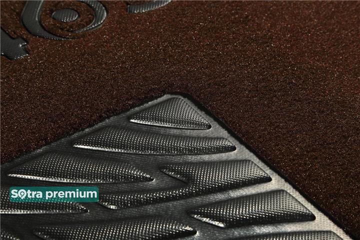 Interior mats Sotra two-layer brown for BMW 7-series (1994-2001), set Sotra 00060-CH-CHOCO