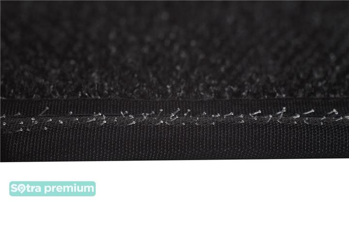 Interior mats Sotra two-layer black for Peugeot Bipper (2008-), set Sotra 07061-CH-BLACK