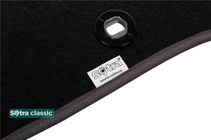 Interior mats Sotra two-layer gray for Mercedes E-class (2002-2009), set Sotra 01176-GD-GREY
