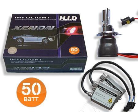Infolight БИ Н4 5К I 50W Bi-Xenon lamp kit H4 50W 5000K 45I50W: Buy near me in Poland at 2407.PL - Good price!