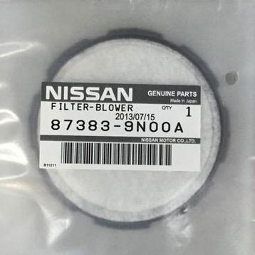Nissan 87383-9N00A Seat ventilation filter 873839N00A: Buy near me in Poland at 2407.PL - Good price!